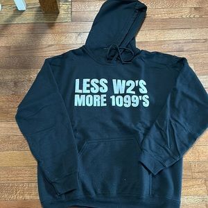 Black hoodie independent brand